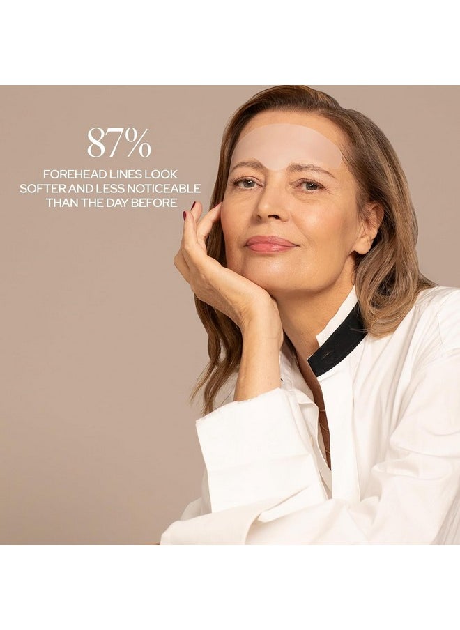 SiO Beauty BrowLift Forehead Anti-Wrinkle Patch - Expression Line Smoothing - Medical-Grade Silicone for Overnight Wrinkle Reduction & Anti-Aging Hydration, Reusable (10x)