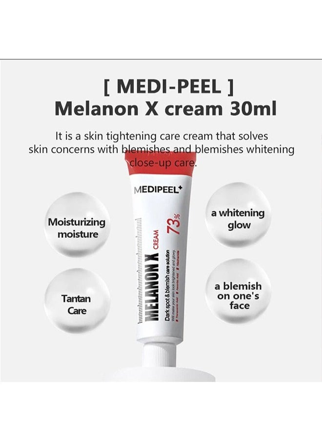 Melanon X Cream, Dark Spot & Blemish Care Cream, Skin Evenness Support, Spot Appearance Improvement Cream, Anti Aging and Skin Lightening, 30ml
