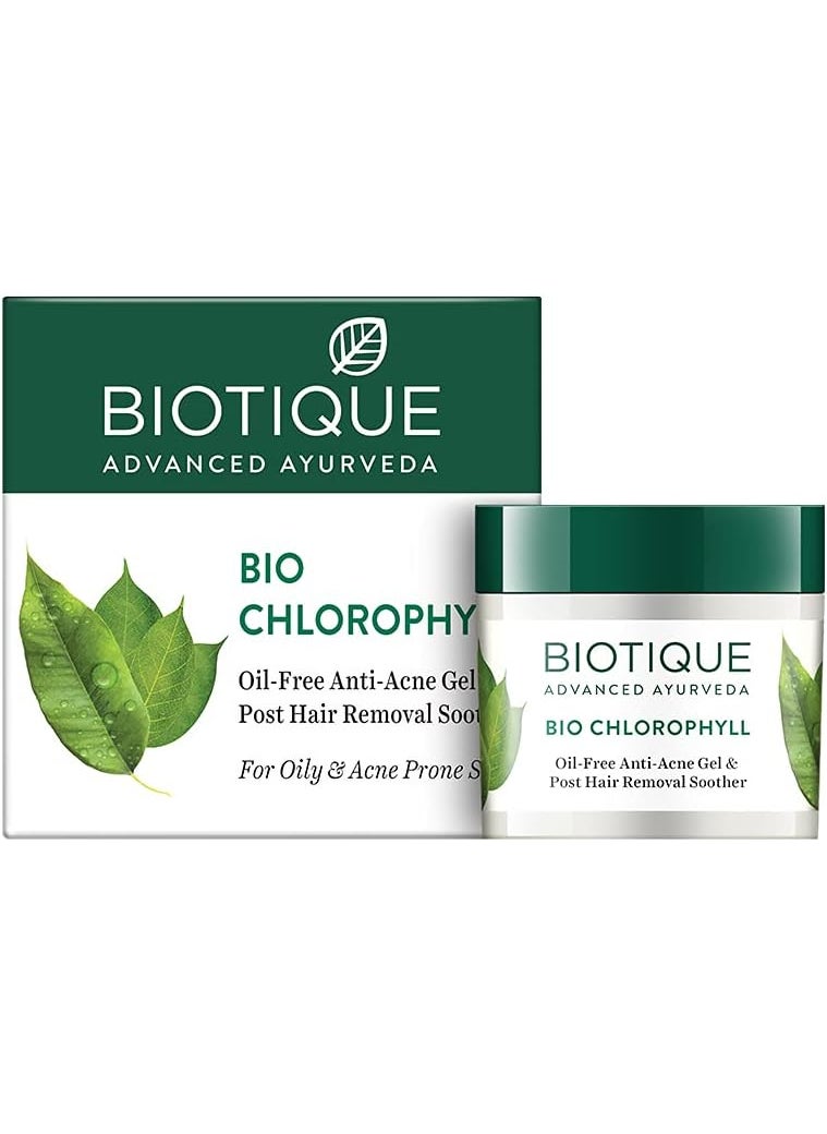 Biotique Oil Free Anti-Acne Gel - Chlorophyll 50g