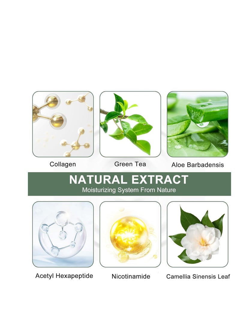 LAVONE Eye Mask-30 Pairs Eye Masks Skincare - Green Tea Eye Mask Skin Care for Dark Circles and Puffiness,Reduce Wrinkles,Eye Bags and Fine Lines,Eye Patches for Women and Man,with Hair Clips.