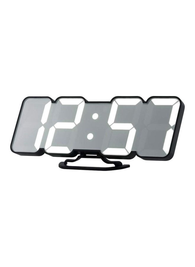 Wireless LED Alarm Clock Black/White 23.5 x 4 x 9.2cm