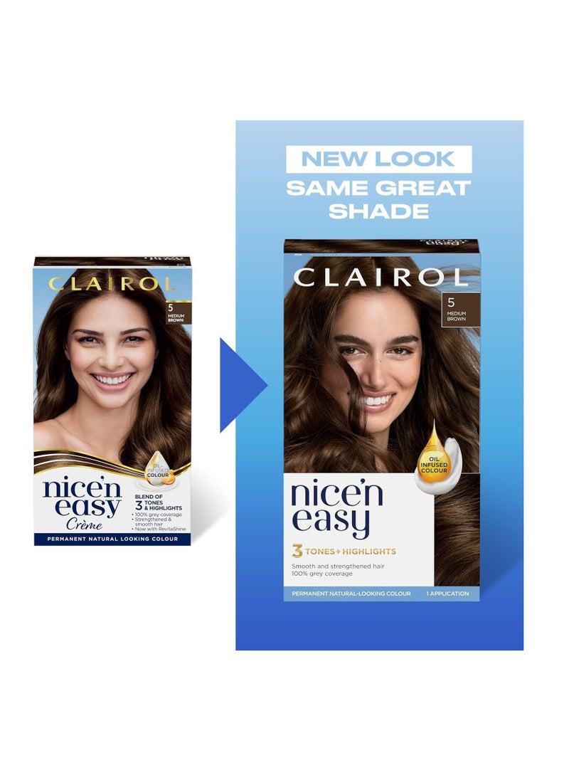 Nicen Easy Crème Natural Looking Oil Infused Permanent Hair Dye 7A 7C Dark Ash Blonde