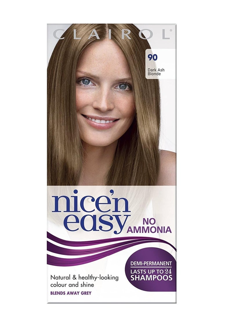 Nice'n Easy No Ammonia Hair Dye 90 Dark Ash Blonde