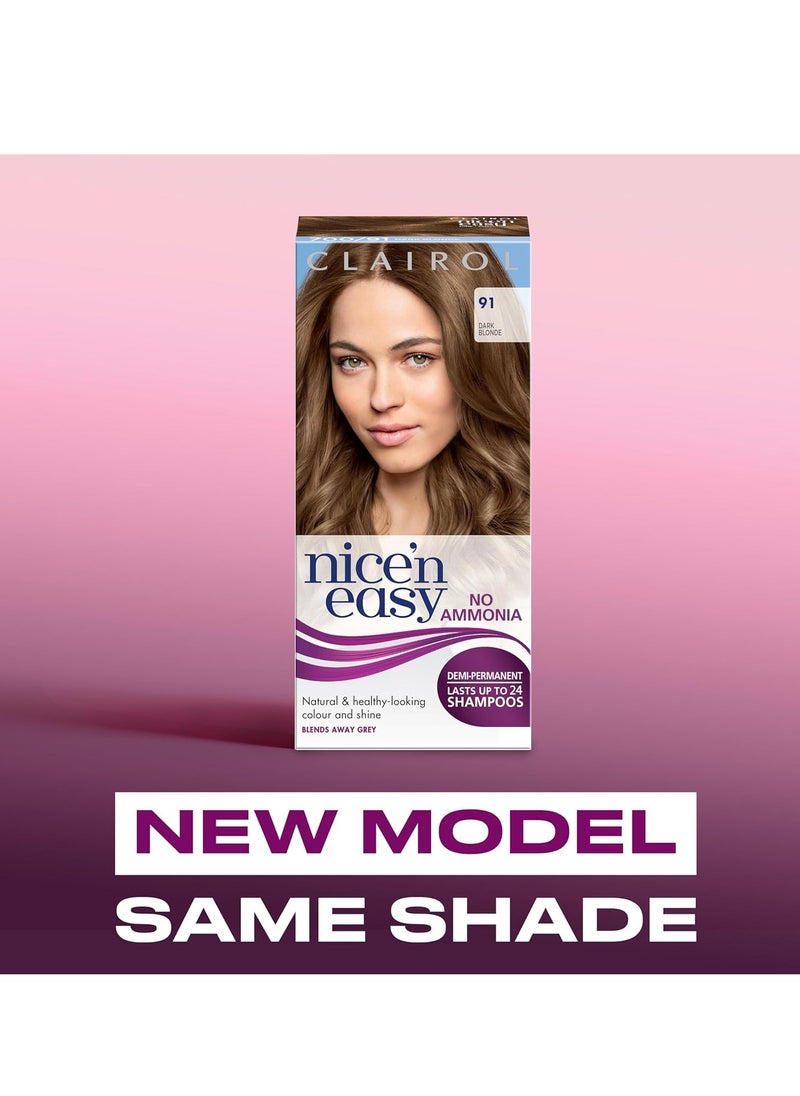 Nicen Easy No Ammonia Hair Dye 91 Dark Blonde