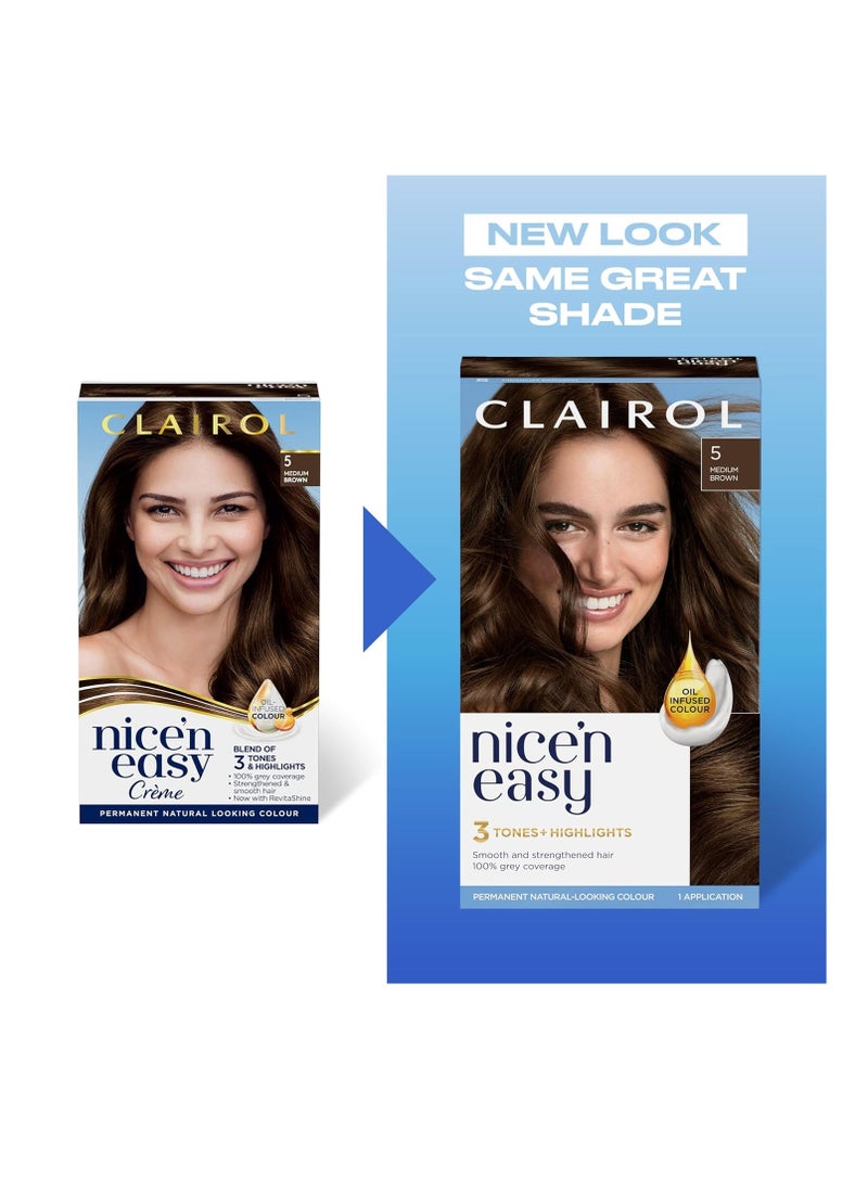 Nicen Easy Creme Natural Looking Oil Infused Permanent Hair Dye 7CB Cool Beige Blonde New Name Same Shade