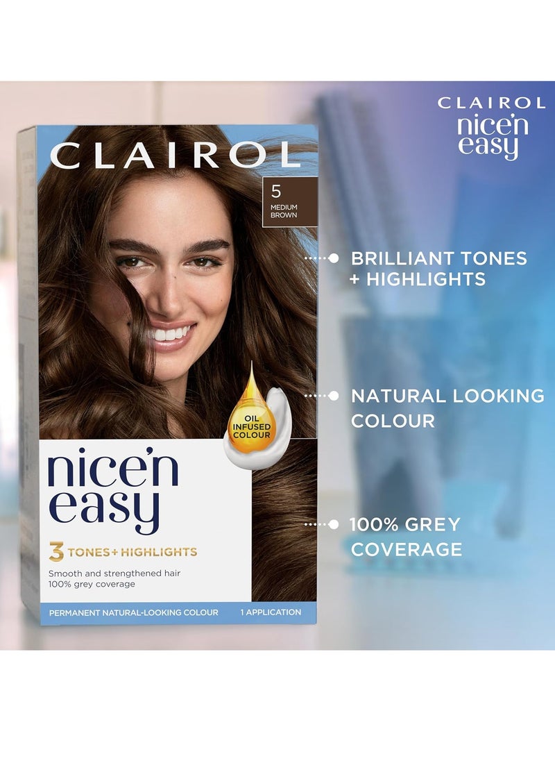 Nicen Easy Creme Natural Looking Oil Infused Permanent Hair Dye 8GN Medium Golden Neutral Blonde