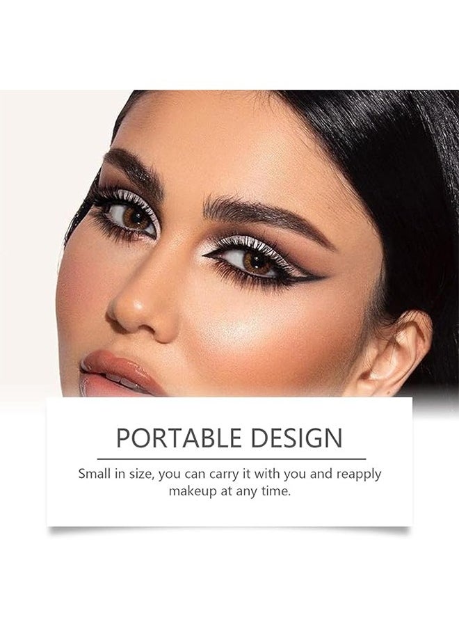 Powder Eyeliner, Handmade Natural Powder Eyeliner, Easily Removed Eye Makeup Natural Eyeliner Last for All Day Long Lasting Dry Powder Eyeliner, Charcoal Eyeliner - Black