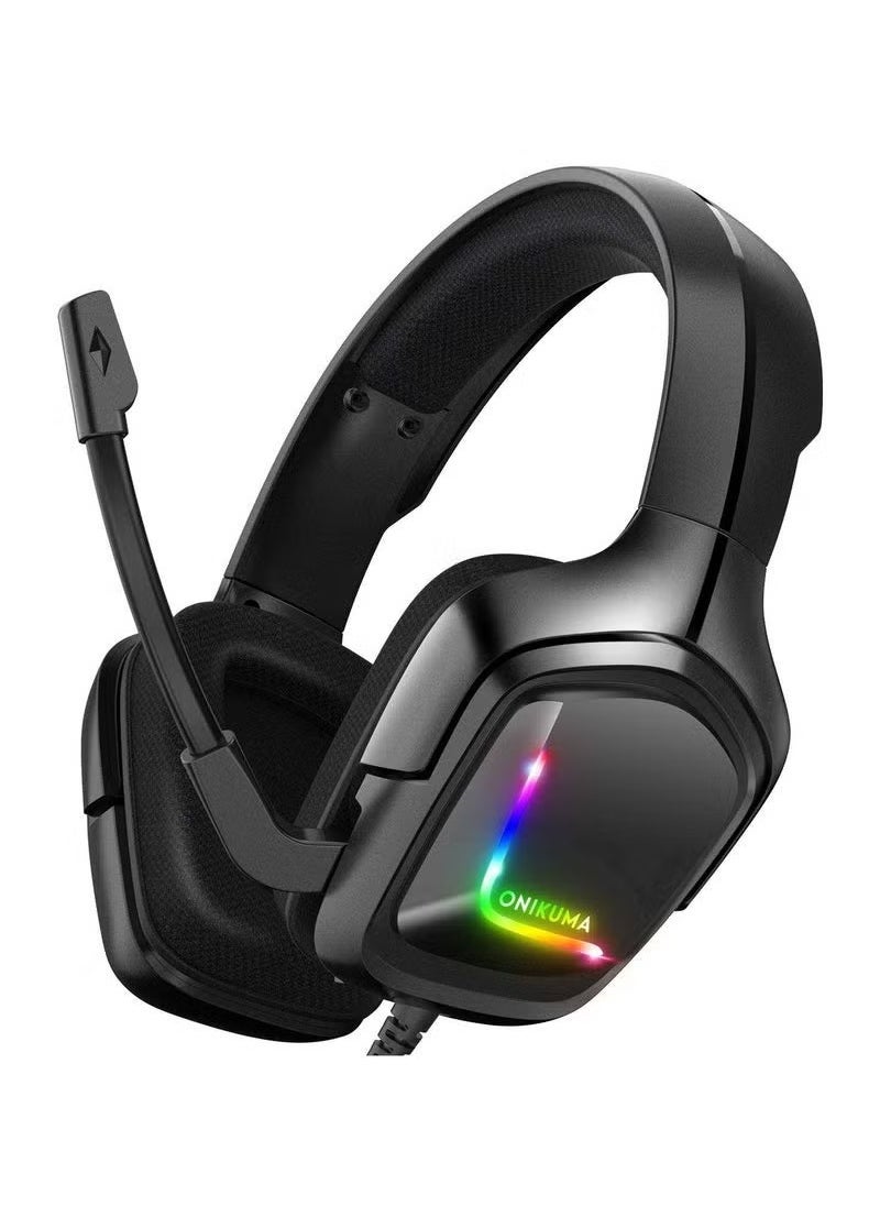 K20 3.5mm Stereo Gaming Headphones for PS4 – High-Quality Gaming Earphone with Clear Sound, Comfortable Fit, Noise Isolation, Adjustable Mic, Compatible with PS4, Xbox, PC, and Mobile