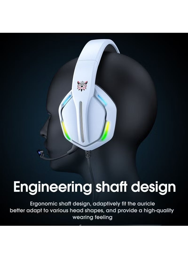 ONIKUMA X27 Wired Computer Gaming Headset - High-Quality Gaming Headphones with Noise Cancelling Microphone, Comfortable Design, Adjustable Volume Control, Clear Sound, Compatible with PC, PS4, Xbox, Laptop, and Mobile