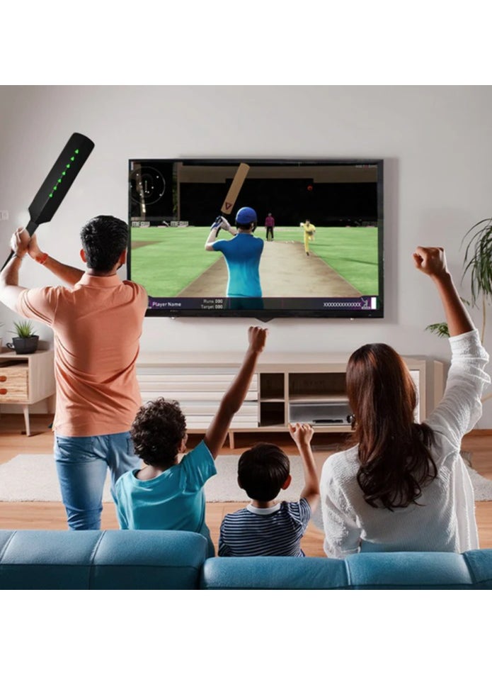 Merlin Metashot Augmented Reality Smart Cricket Bat with Game Compatible with TVs, PC/Mac, iOS/Android, Tabs/iPad