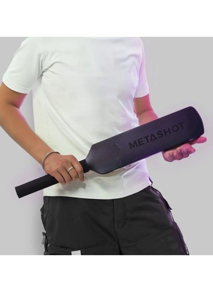 Merlin Metashot Augmented Reality Smart Cricket Bat with Game Compatible with TVs, PC/Mac, iOS/Android, Tabs/iPad