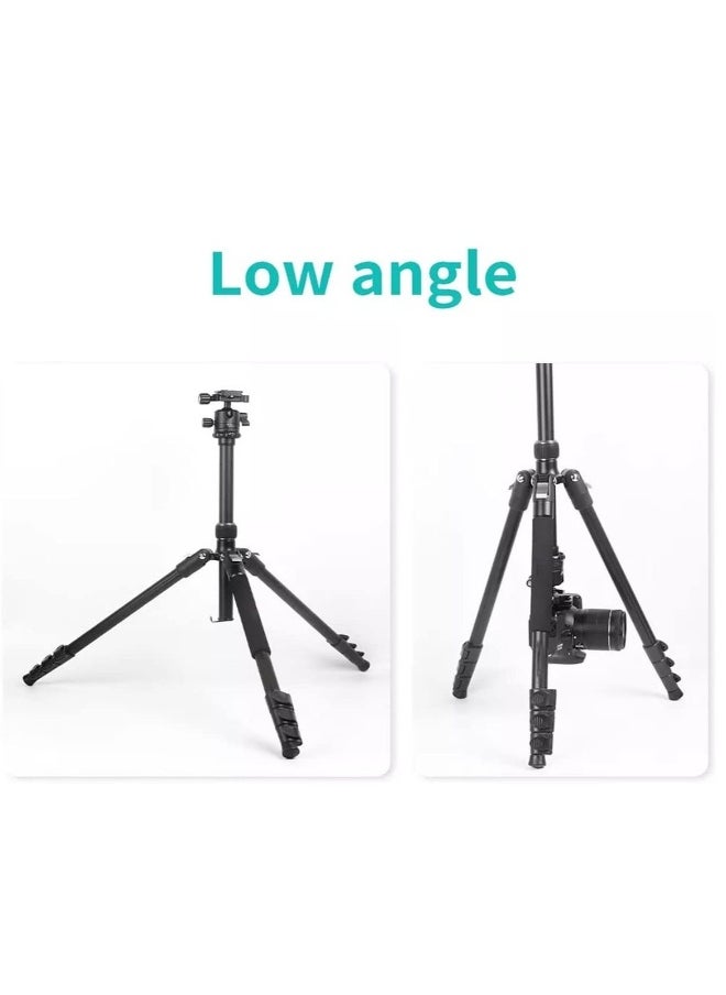 2-IN-1 Monopod tripod 360° Rotation Ball Head with Stable Hook 2-IN-1 Monopod Professional Tripod Stand for Tablet Mobile DSLR camera Action camera(Type 325-NB30)