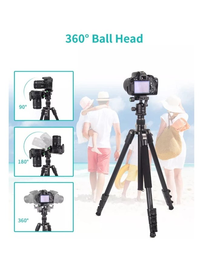 2-IN-1 Monopod tripod 360° Rotation Ball Head with Stable Hook 2-IN-1 Monopod Professional Tripod Stand for Tablet Mobile DSLR camera Action camera(Type 325-NB30)