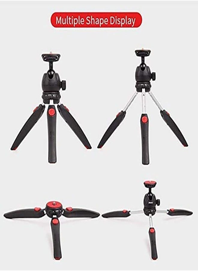 Top Mini Portable Fold-able Extendable Tripod Stand for Mobile Phones and DSLR with Universal Mobile Phone Holder Convenient Telescopic Mini Tripod Table(MT-35)