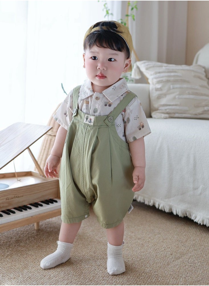 Two Piece Set For Infants And Young Children To Go Out And  Play