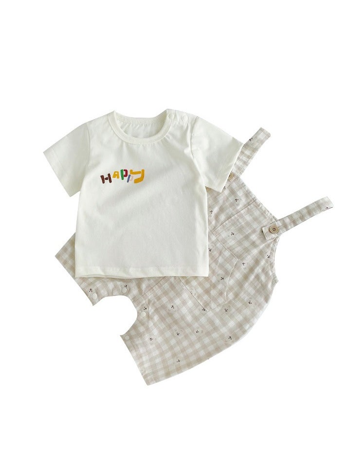 Two Piece Set For Infants And Young Children To Go Out And  Play