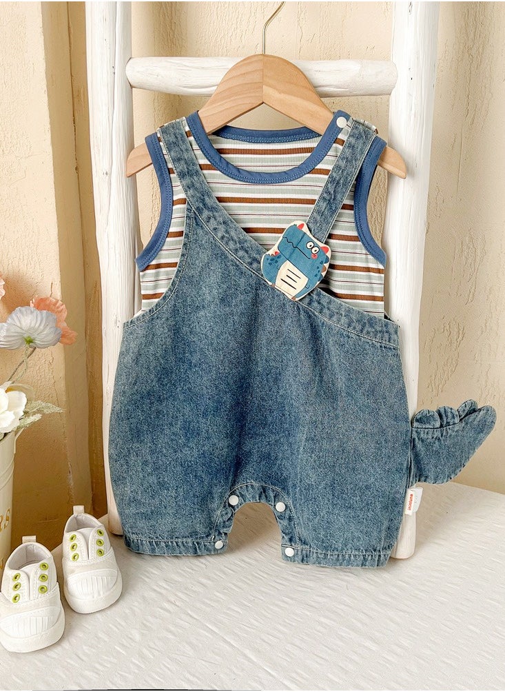 Two Piece Set For Infants And Young Children To Go Out And  Play