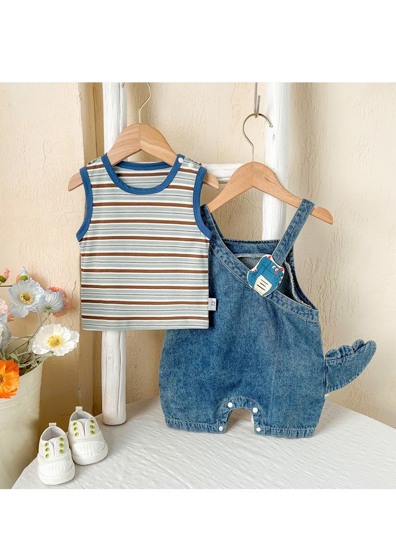 Two Piece Set For Infants And Young Children To Go Out And  Play
