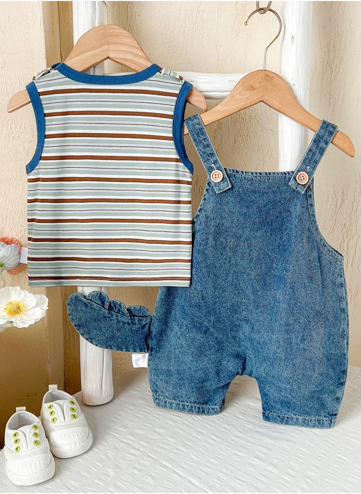 Two Piece Set For Infants And Young Children To Go Out And  Play