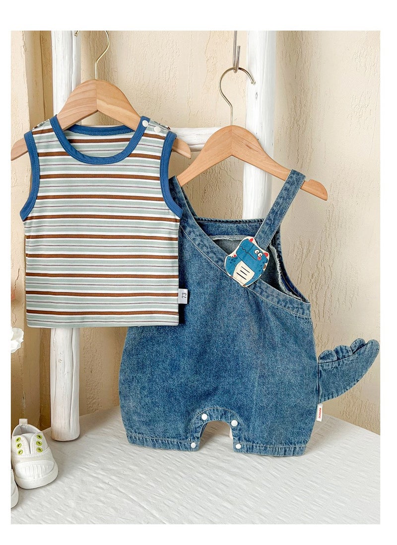 Two Piece Set For Infants And Young Children To Go Out And  Play
