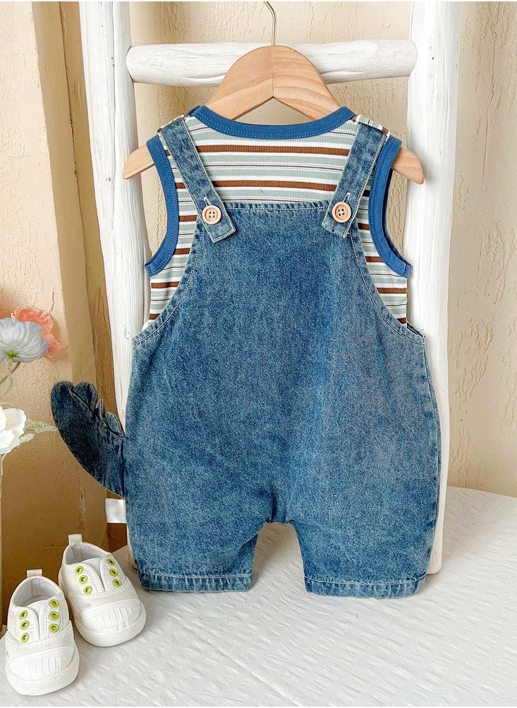 Two Piece Set For Infants And Young Children To Go Out And  Play