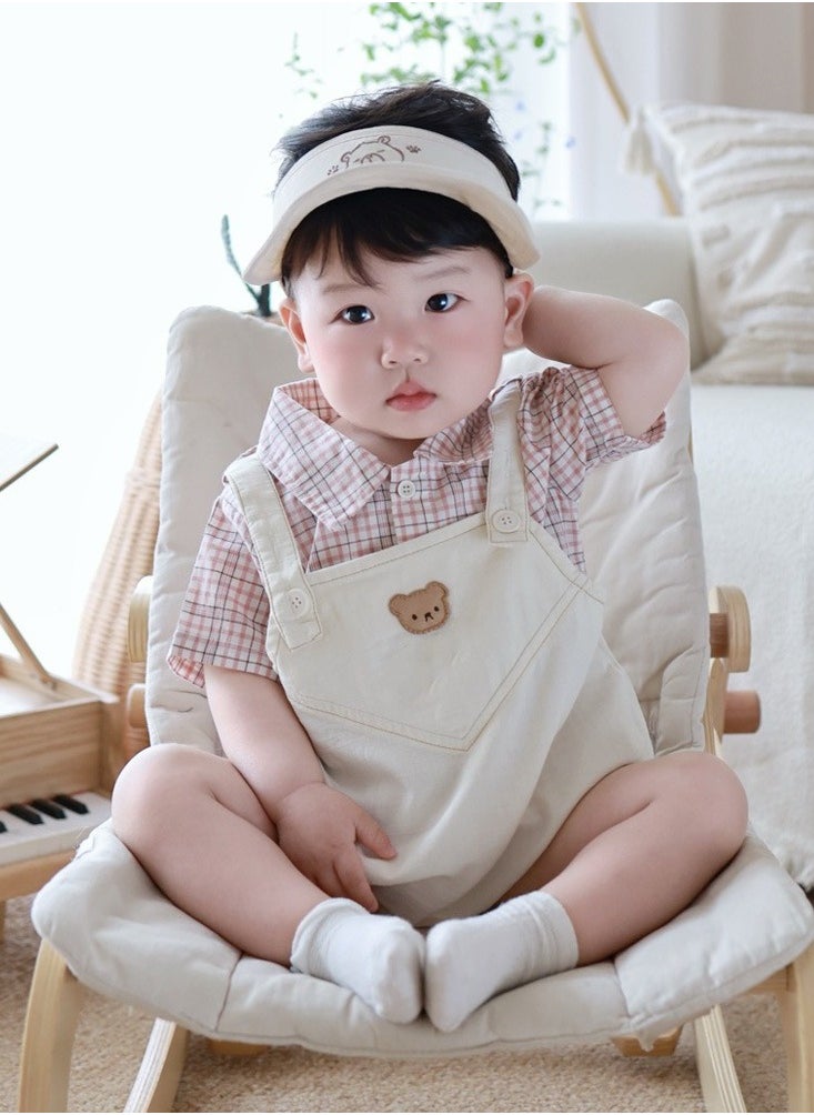 Two Piece Set For Infants And Young Children To Go Out And  Play