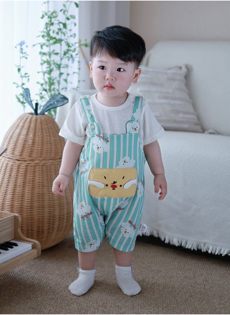 Two Piece Set For Infants And Young Children To Go Out And  Play