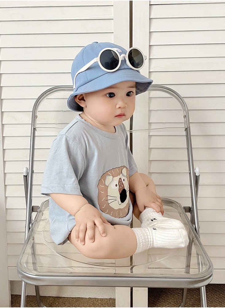 Two Piece Set For Infants And Young Children To Go Out And  Play