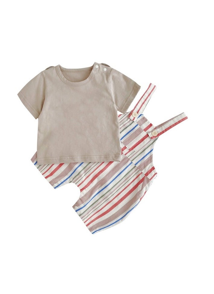 Two Piece Set For Infants And Young Children To Go Out And  Play