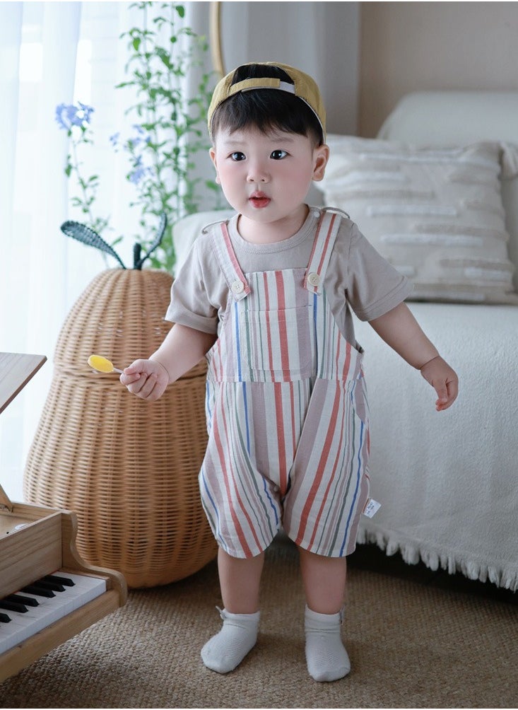 Two Piece Set For Infants And Young Children To Go Out And  Play
