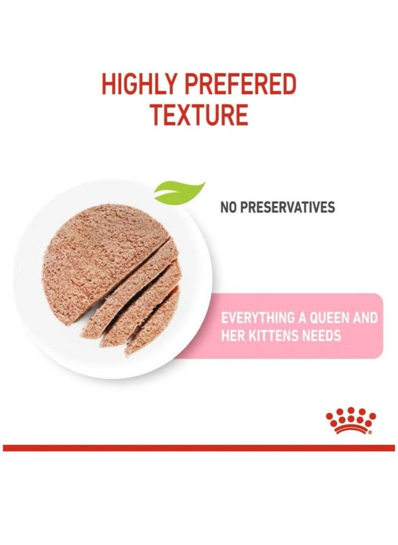 Royal Canin Feline Health Nutrition Mother & Babycat Mousse (WET FOOD - Cans) 12X195g
