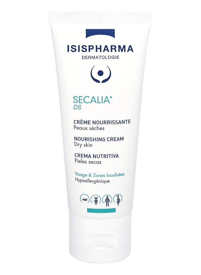ISIS Pharma Secalia DS 40ml — Intensive Moisturizing Cream for Dry, Cracked Skin