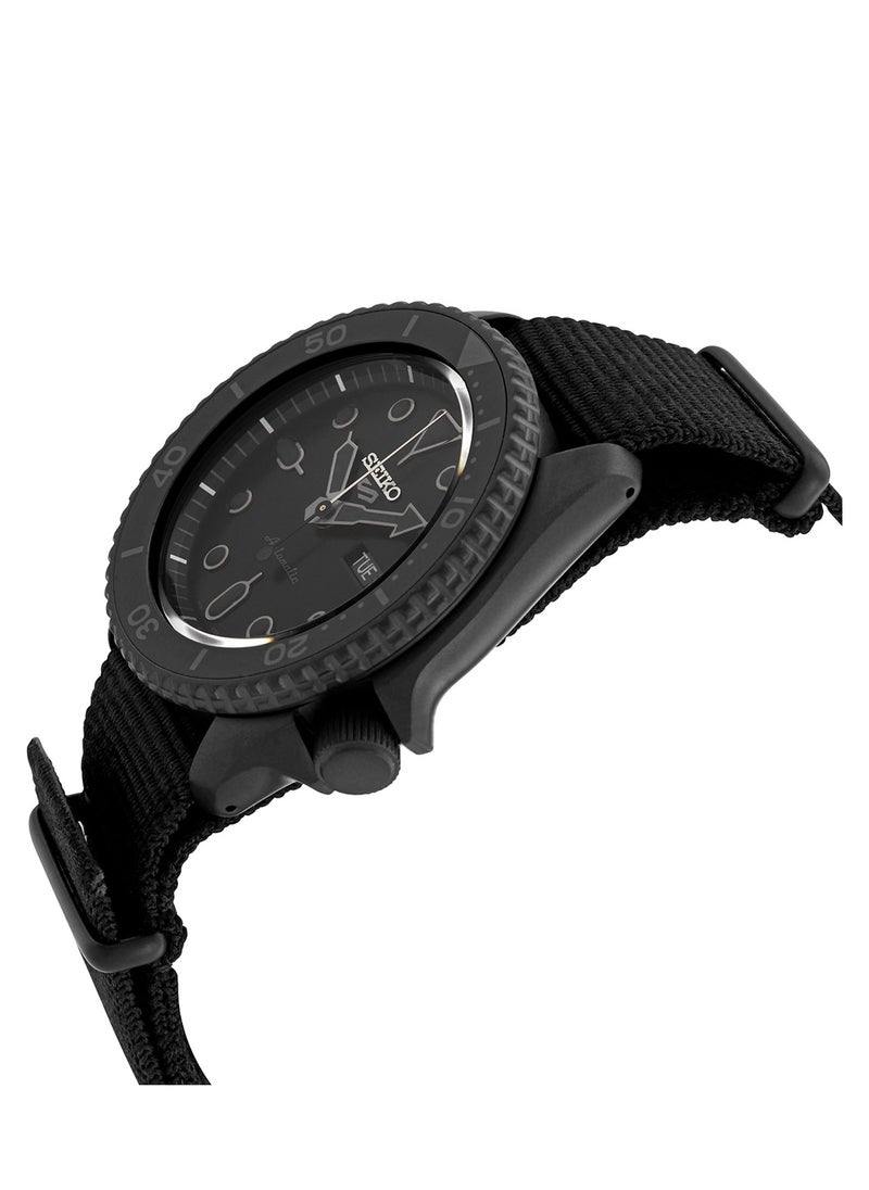 SEIKO Men's New5 Sports Sport Black Tone Automatic Watch - SRPD79K1
