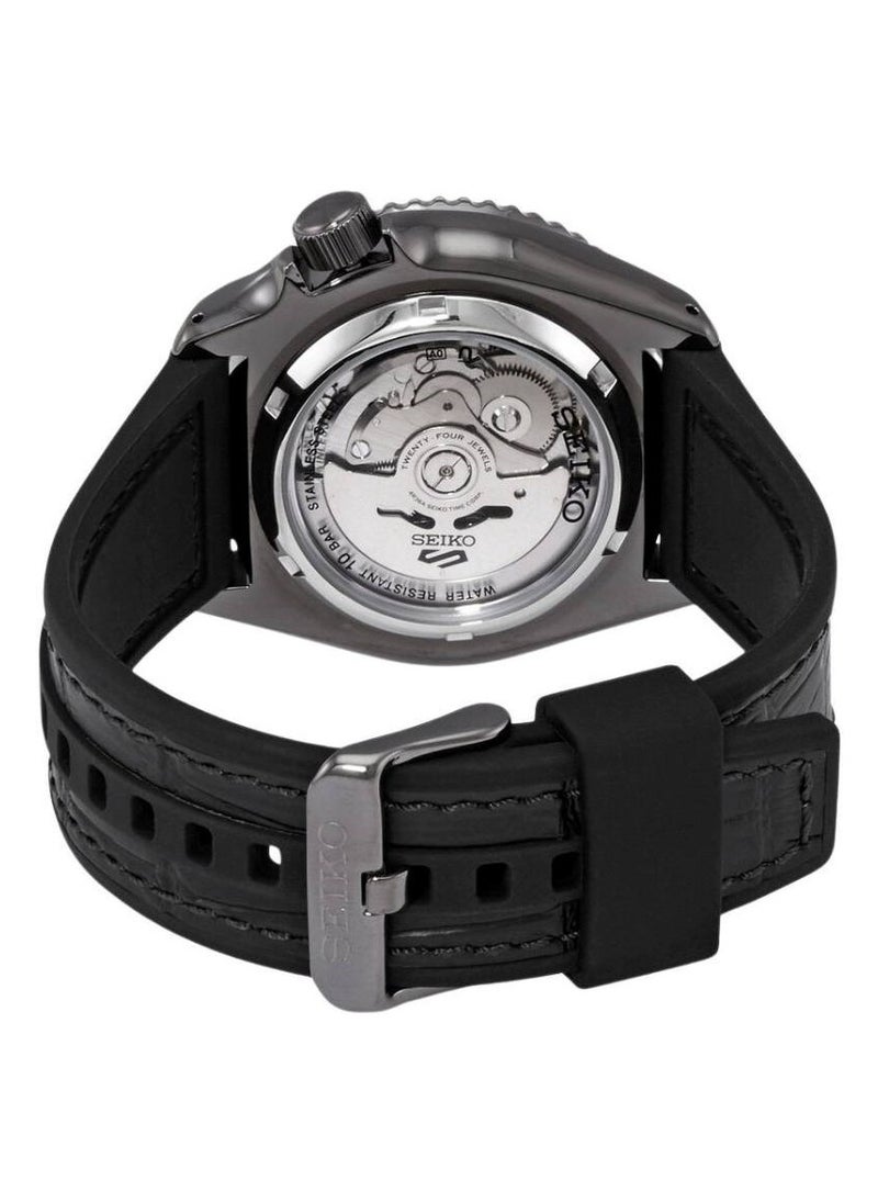 Seiko New 5 Sports Black Dial Men's Watch - SRPD65K3
