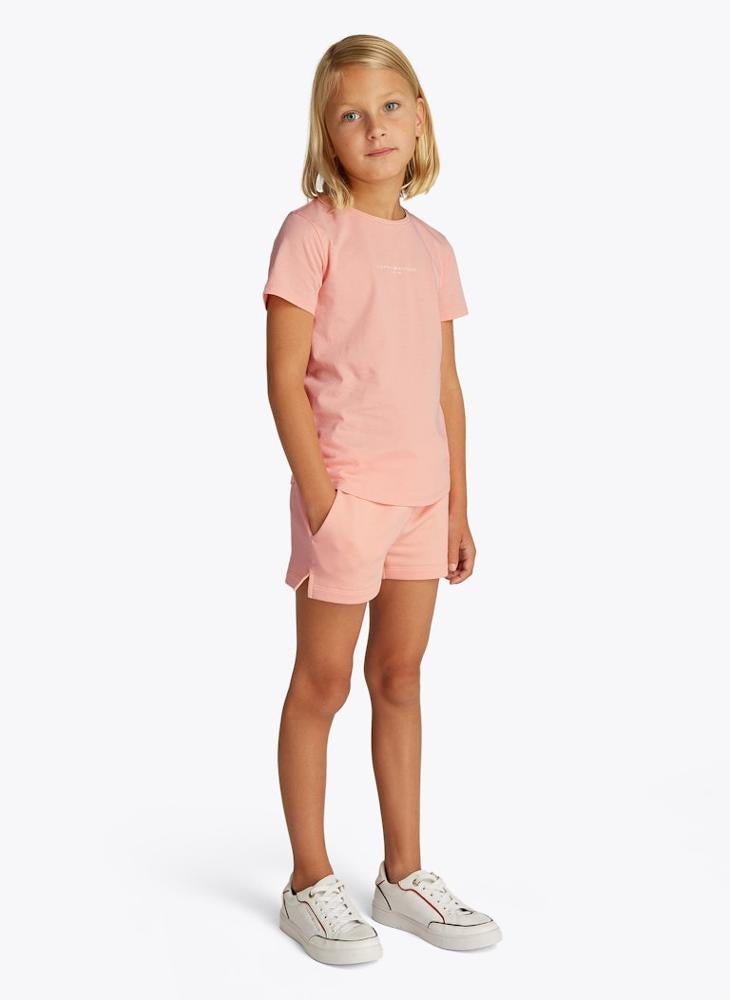 Kids Stripe Crew Neck T-Shirt & Short Sets