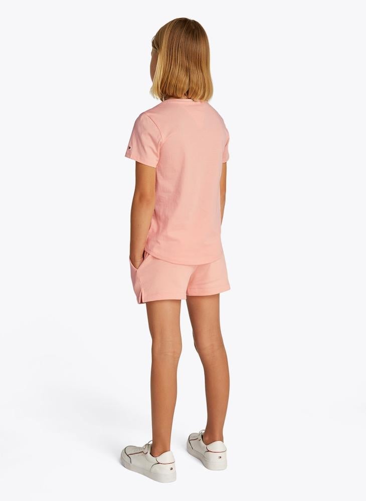 Kids Stripe Crew Neck T-Shirt & Short Sets