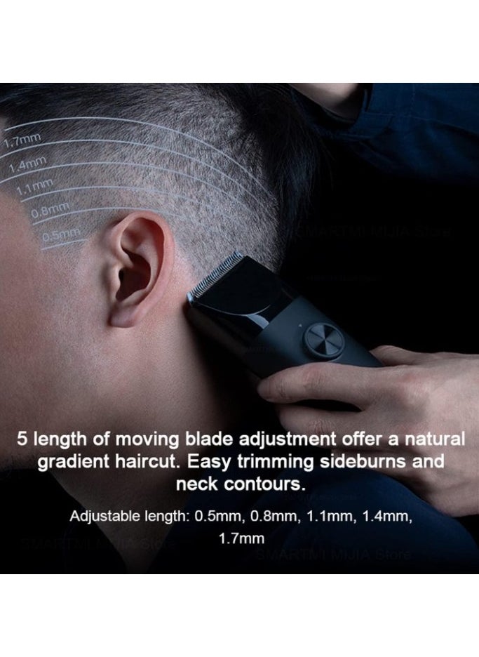 Xiaomi Hair Clipper, Professional Hair Clippers for Men with 14 Length Comb Settings and 5 Styling Precision Length Settings, Titanium-Plated Ceramic  Head, Cordless Hair Clippers for Men/Kids