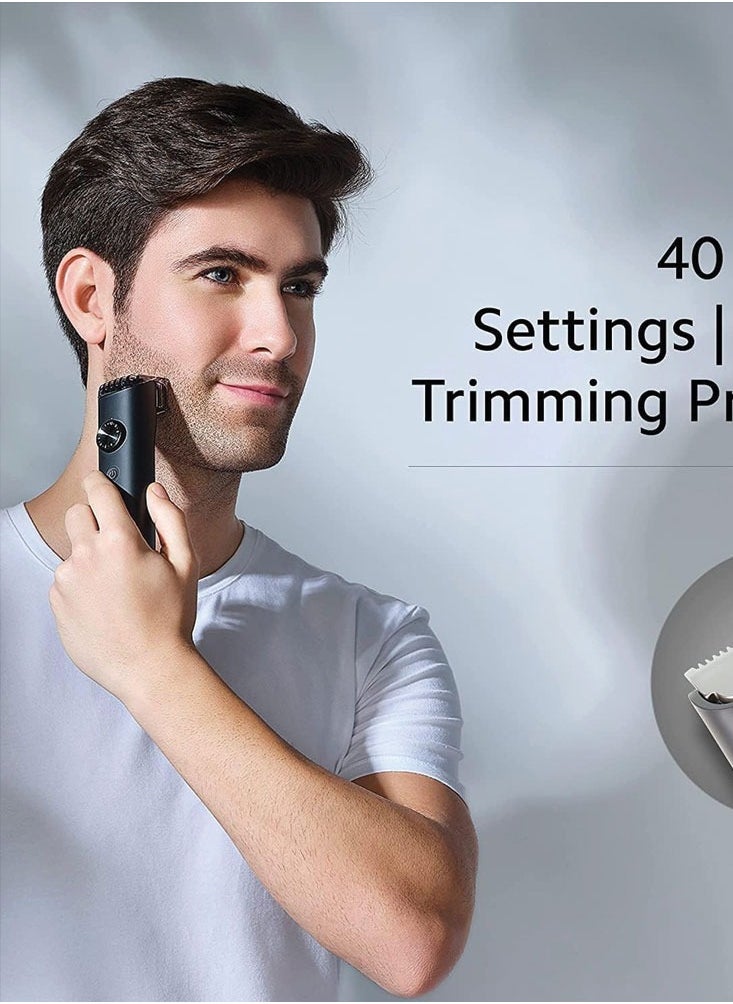 Grooming Kit Pro hair clipper with multiple shaving styles washable and comfortable suitable size and great performance (Black)