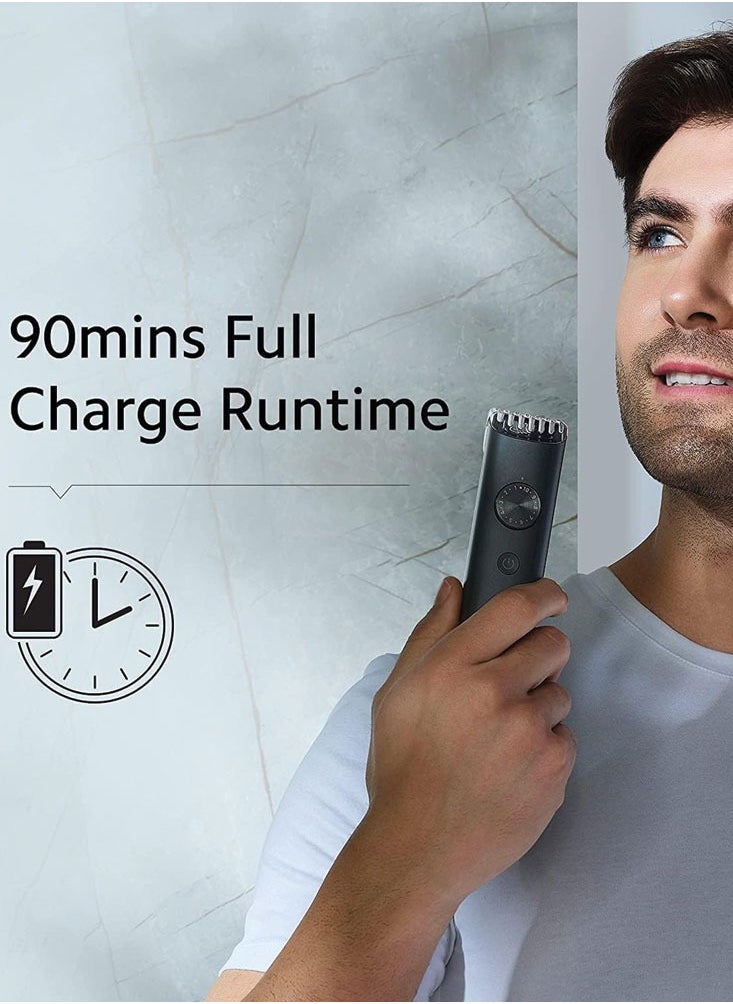 Grooming Kit Pro hair clipper with multiple shaving styles washable and comfortable suitable size and great performance (Black)