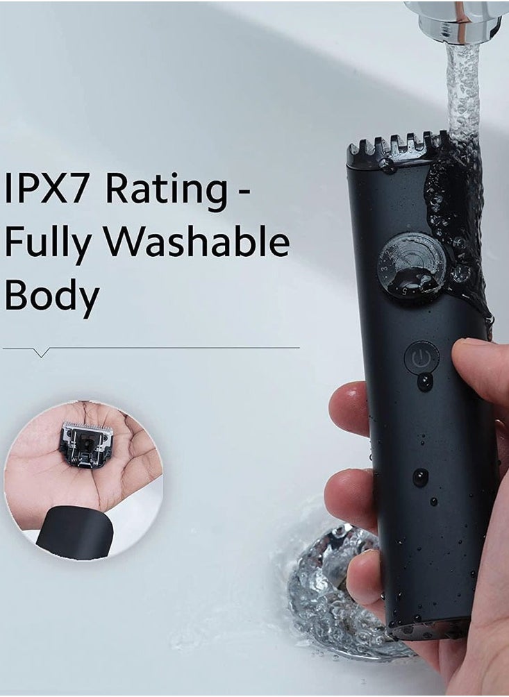 Grooming Kit Pro hair clipper with multiple shaving styles washable and comfortable suitable size and great performance (Black)