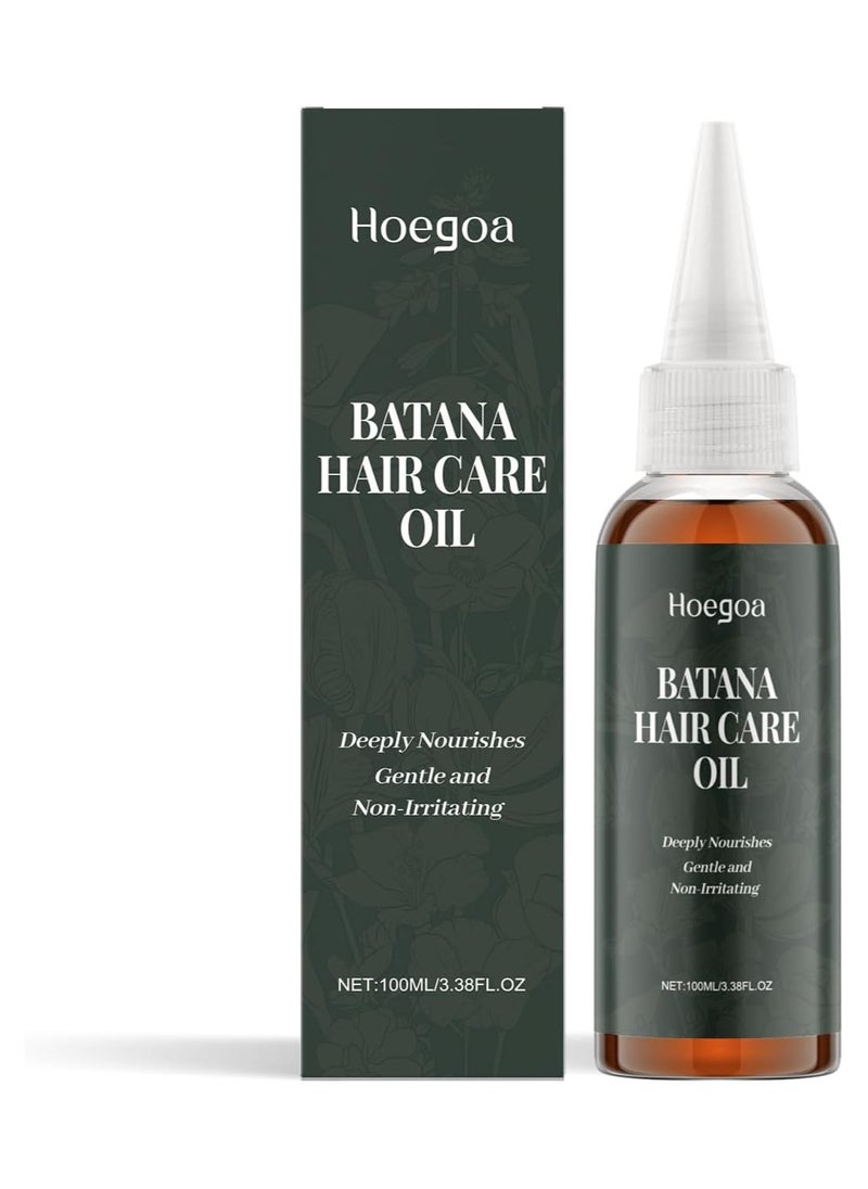 Batana Oil for Hair Care, Hair Oil, Hair Growth Oils for Moisturizes Scalp, Strengthens Hair, Men & Women 100ml, 3.38FL