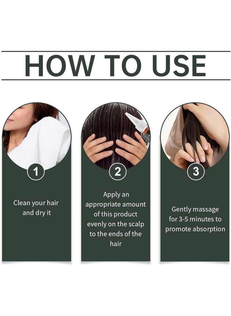 Batana Oil for Hair Care, Hair Oil, Hair Growth Oils for Moisturizes Scalp, Strengthens Hair, Men & Women 100ml, 3.38FL