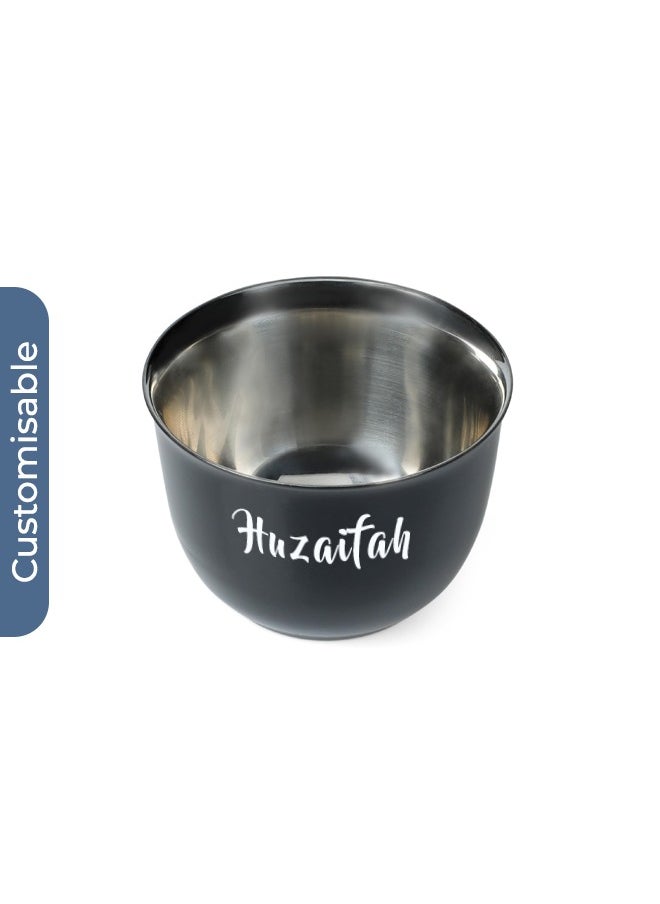 Personalised Gahwa - Hans Larsen Gift Set of 2 Premium Arabic Coffee Cups | Black