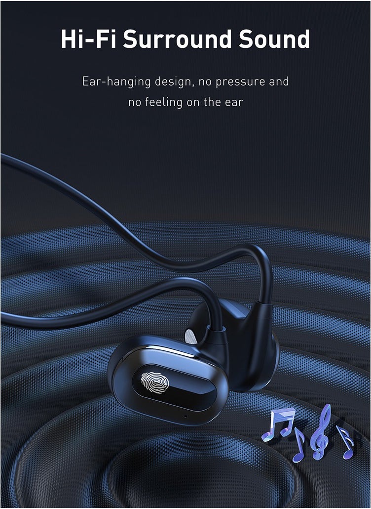Wireless Bluetooth Neckband Headphones, 10H Playtime, Bluetooth 5.2, Hi-Fi Sound, Heavy Bass, IPX5 Sweatproof, Lightweight  for Sports/Workouts/Running