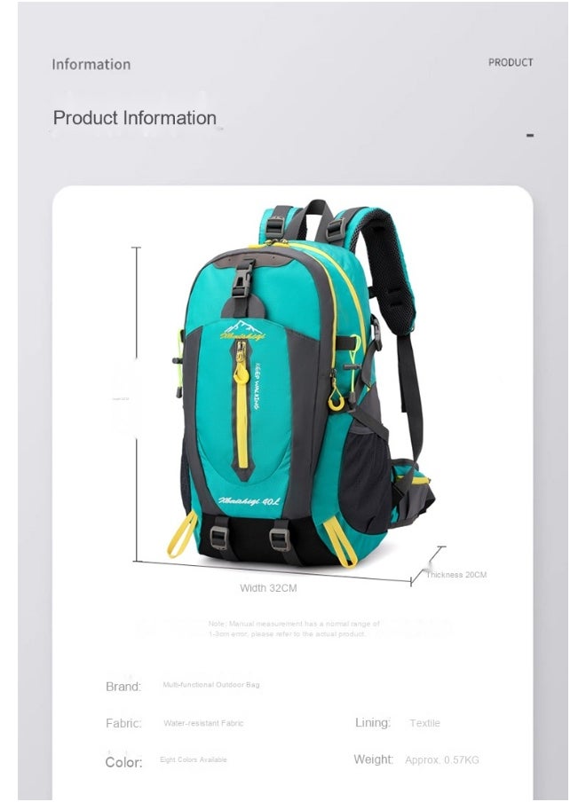 Outdoor Professional 40L Large Capacity Waterproof Hiking Backpack - Versatile Sports Daypack
