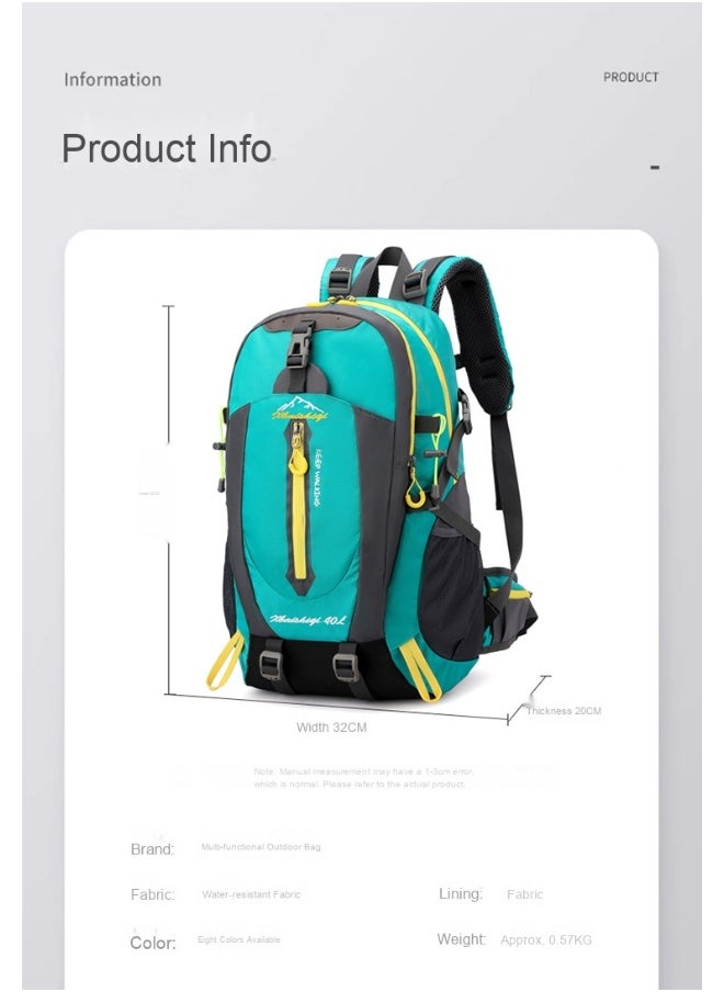 Outdoor Professional 40L Waterproof Sports Backpack - Large Capacity Hiking Rucksack