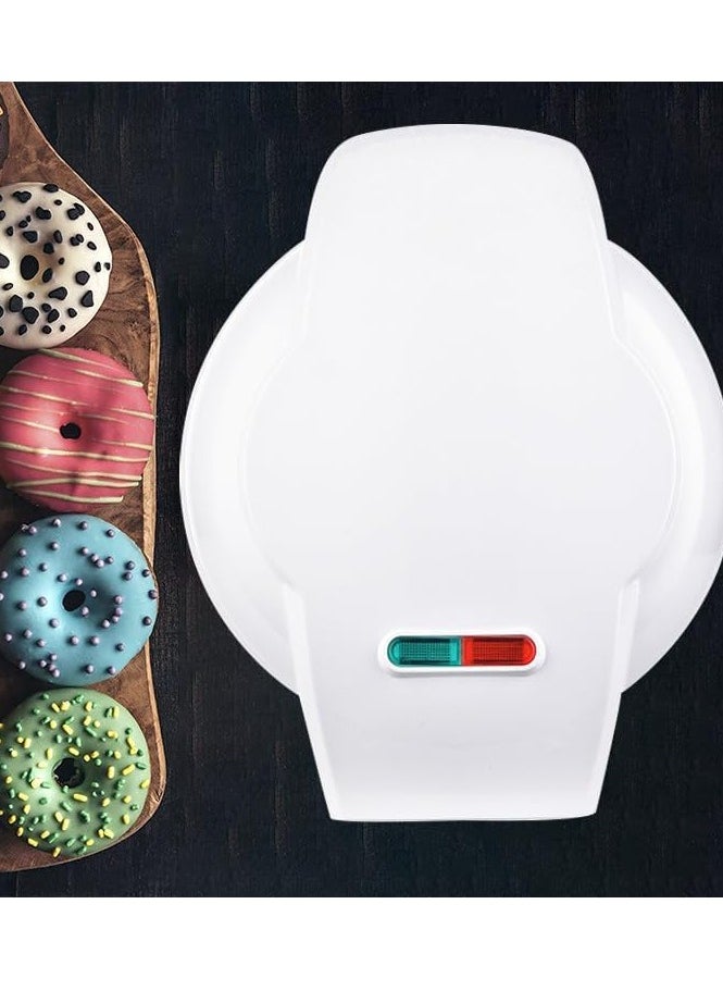 Mini Donut Maker Machine – Electric Donut Press with Non-Stick Double-Sided Heating, Kid-Friendly, Makes 7 Doughnuts in Minutes, Easy to Clean
