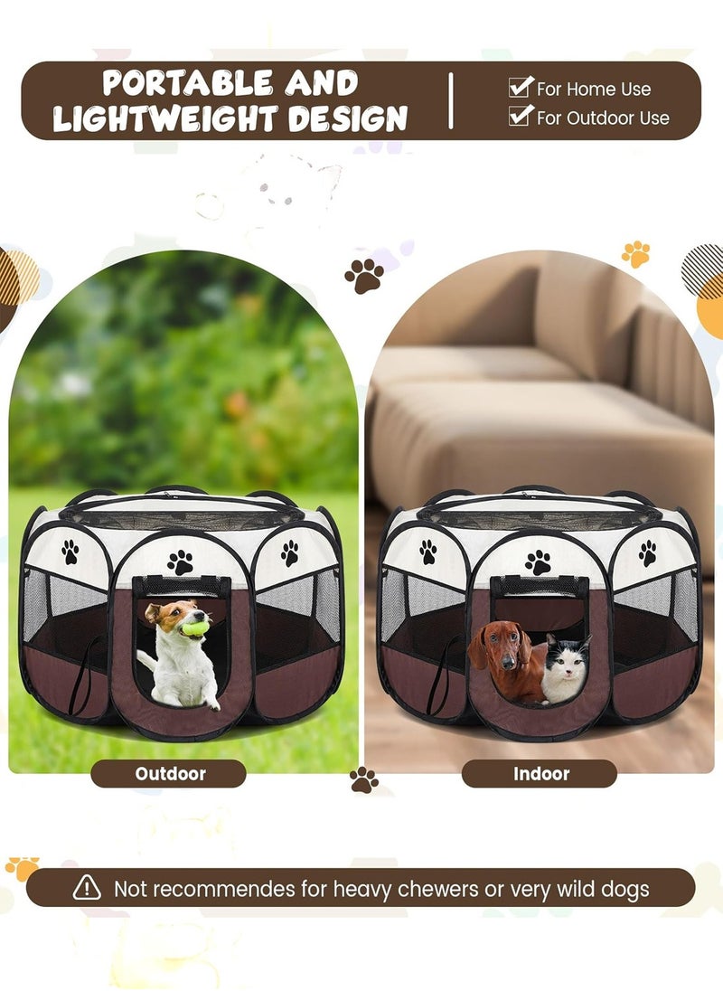 Foldable Dog Tent Pet Puppy Dog Playpen Dog Cage for Cats, Kitten, Small Dogs