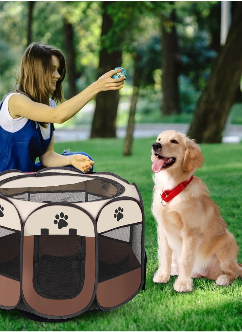 Foldable Dog Tent Pet Puppy Dog Playpen Dog Cage for Cats, Kitten, Small Dogs