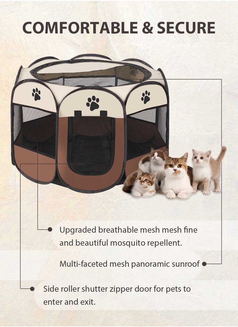 Foldable Dog Tent Pet Puppy Dog Playpen Dog Cage for Cats, Kitten, Small Dogs